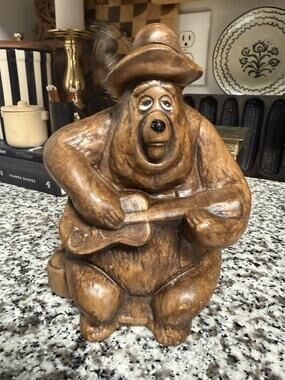 Vintage Disney Big Al Country Bear Jamboree Ceramic Bank 1970s